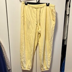 Hollister Light Yellow Joggers